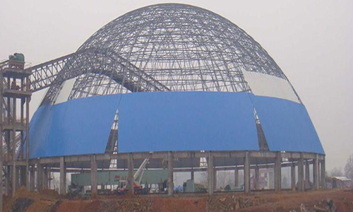 东港螺栓球网架加工的注意事项